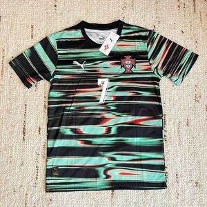 NEW Puma Cristiano Ronaldo Portugal 2025 Away Home White Black Soccer Jersey S